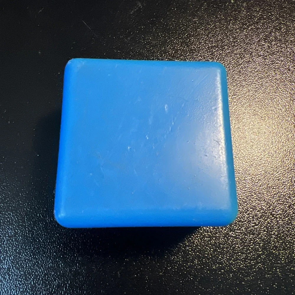 Vintage 1970's FISHER PRICE‎ Shape Sorter ToyReplacement Blue Square Block
